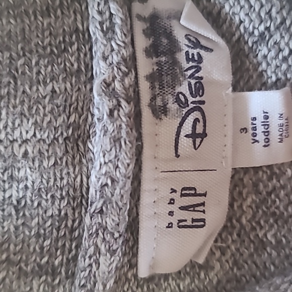 Baby Gap Disney Mickey Mouse Zip-Up Cardigan/Sweater Size 3 Year - Picture 7 of 11